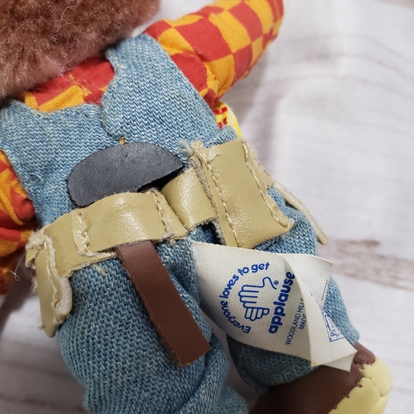 🌞SOLD🌞 Applause Bob The Builder 6.5" Posable Plush Doll 2001 Faux Leather - Picture 8 of 15